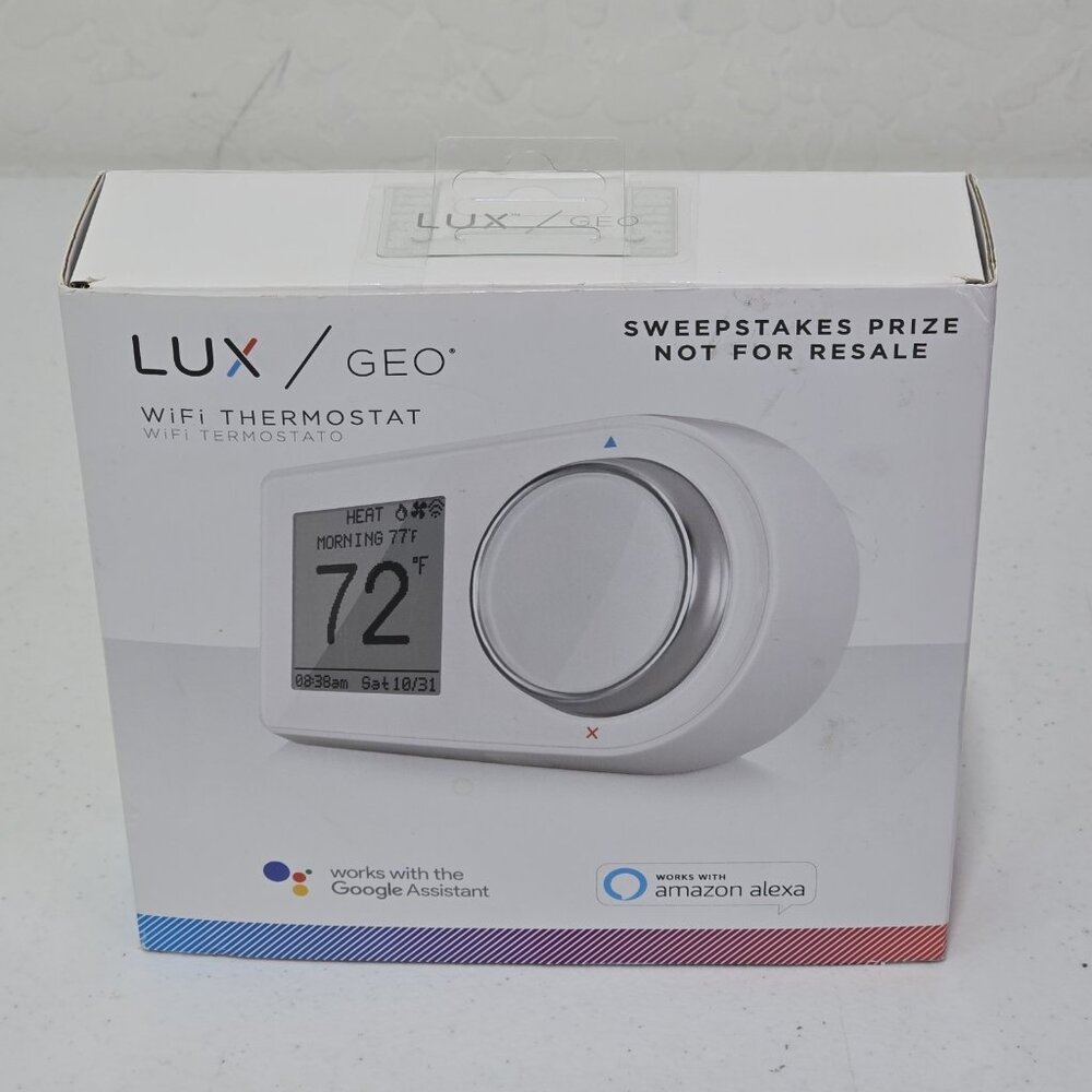 LUX GEO Smart Wi-Fi Thermostat Heating And Cooling